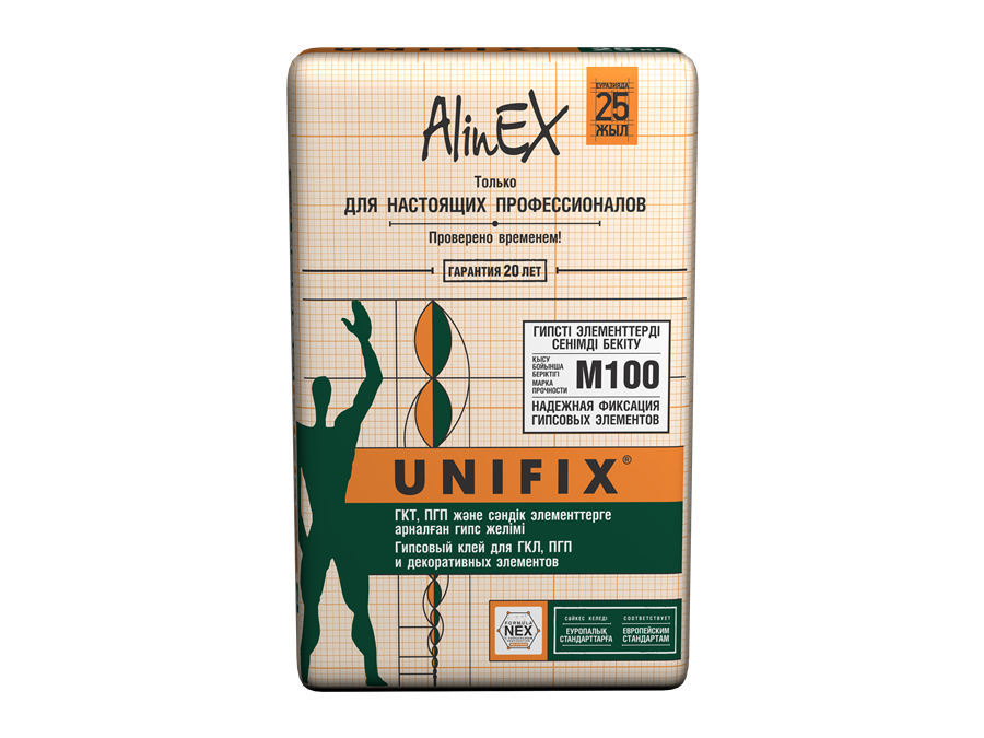 Желим ДЛЯ ГКЛ АlinEX UNIFIX — фото упаковки AlinEX