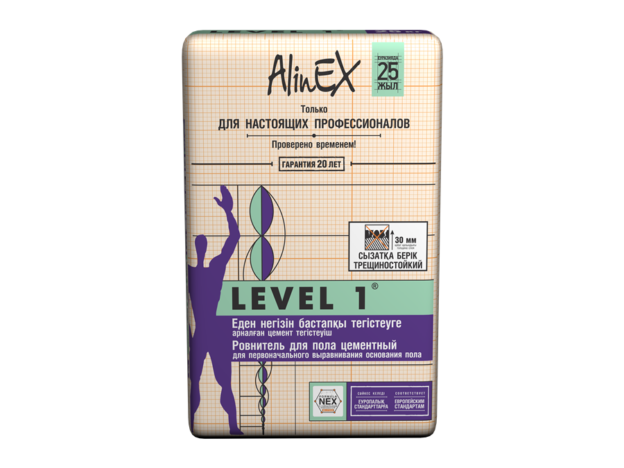 Ровнитель для пола «АlinEX LEVEL 1» — фото упаковки AlinEX